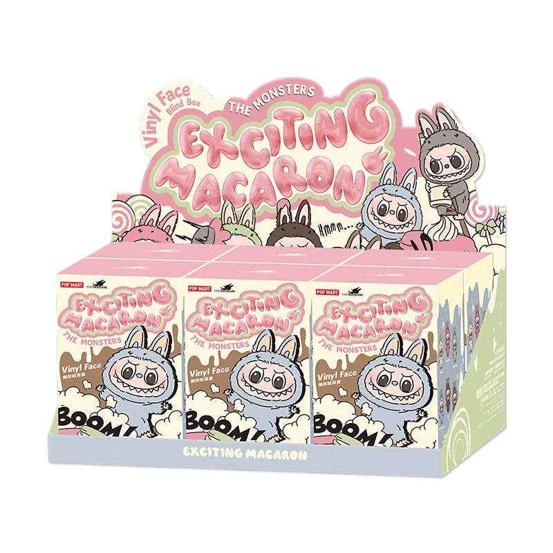 [US Local Stock] Labubu V1 EXCITING MACARON Blind Box – Pastel Standing Figures | Cute Collectible Mystery Toy Gift