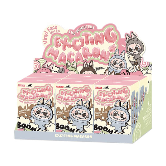 [US Local Stock] Labubu V1 EXCITING MACARON Blind Box – Pastel Standing Figures | Cute Collectible Mystery Toy Gift