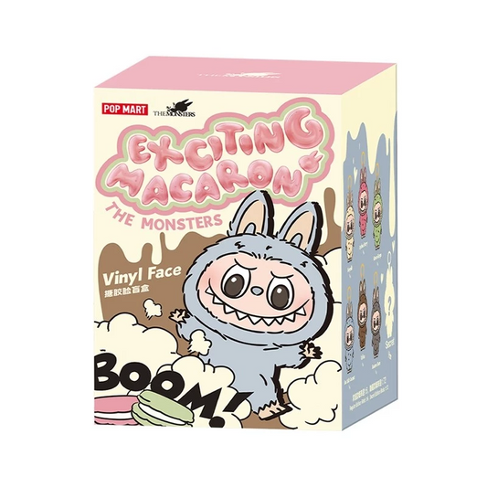 [US Local Stock] Labubu V1 EXCITING MACARON Blind Box – Pastel Standing Figures | Cute Collectible Mystery Toy Gift