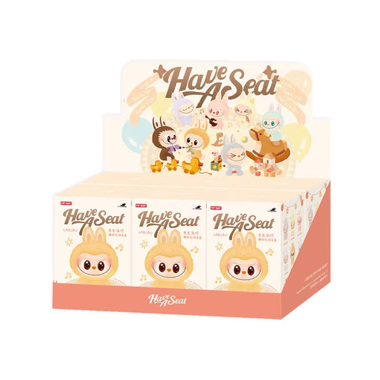 [US Local Stock] Labubu V2 HAVE A SEAT Blind Box – Sitting Kawaii Art Toys | Pastel Collectible Mystery Surprise